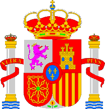 [Detail of coat-of-arms on flag reverse (Spain)]