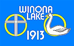 [Winona Lake, Indiana flag]