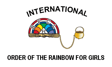 [Flag of International Order of Rainbow For Girls]