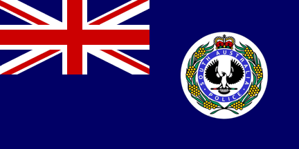 [Variant of the South Australia Police flag]