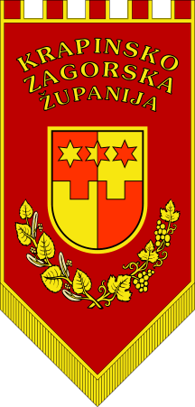 [Ceremonial flag of Krapina-Zagorje County]
