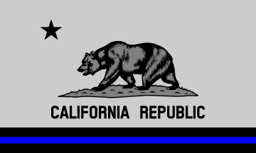 [California Blue Line Flag]